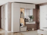 прихожая Люмьер_дуб сонома_кашемир_композиция 7